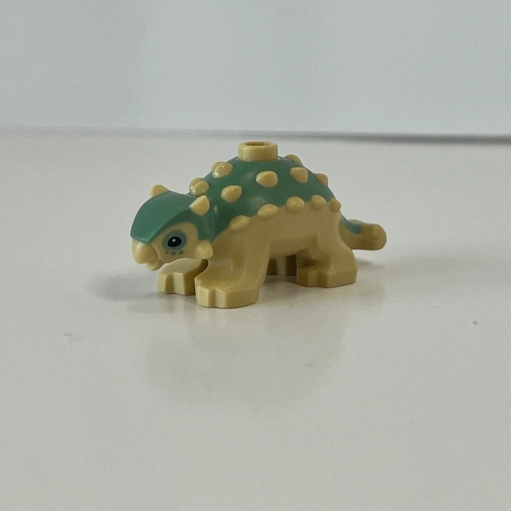 LEGO Jurassic World Baby Ankylosaurus Dinosaur Figure Tan Sand Green 67443